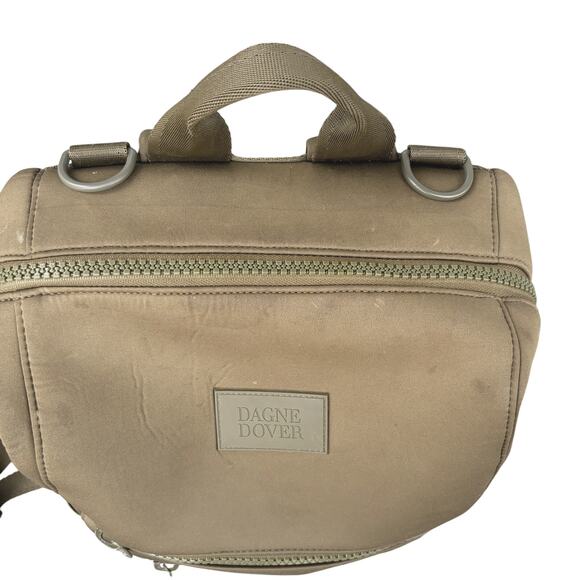 Dagne Dover Neoprene Diaper Backpack Olive Green – Pad & Bottle Holder Included - Picture 8 of 8